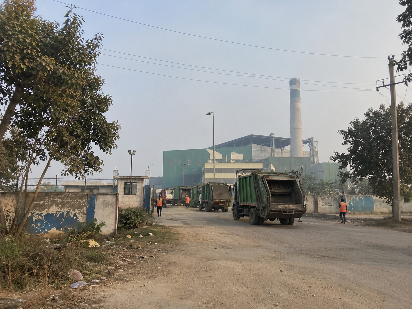 Illustrative image of a waste to energy facility